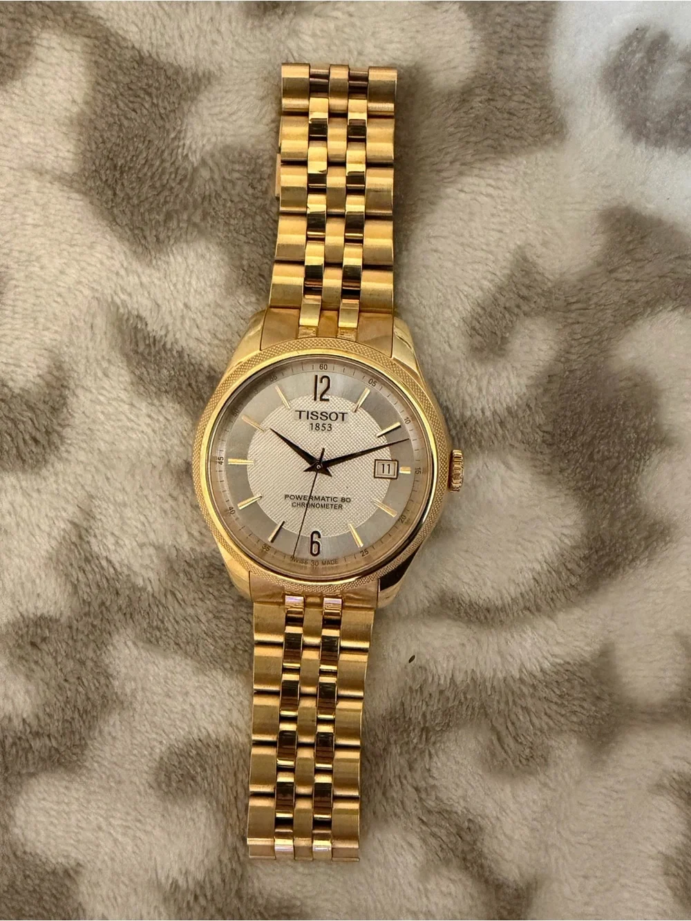 Tissot Ballade Powermatic 80 COSC Men's Watch Rose Gold Automatic T1084083303700